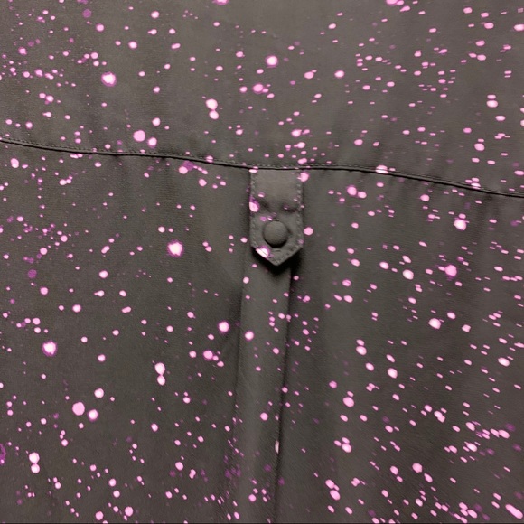 Torrid Black Galaxy Georgette Pullover Blouse - Picture 10 of 11